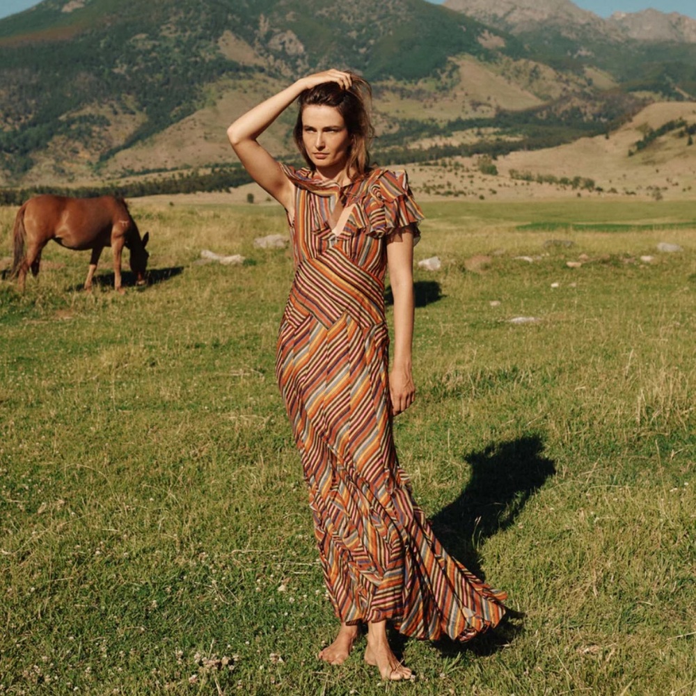 Doen Ophelia Maxi Dress Size Small